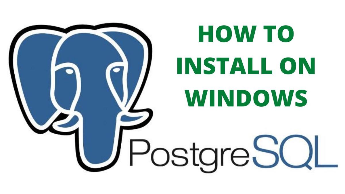 'Video thumbnail for How to Install PostGreSQL and pgAdmin in Windows 10 8 7'