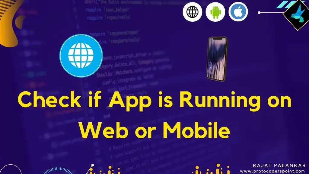 'Video thumbnail for flutter check if app is running on web or mobile device - kIsweb'