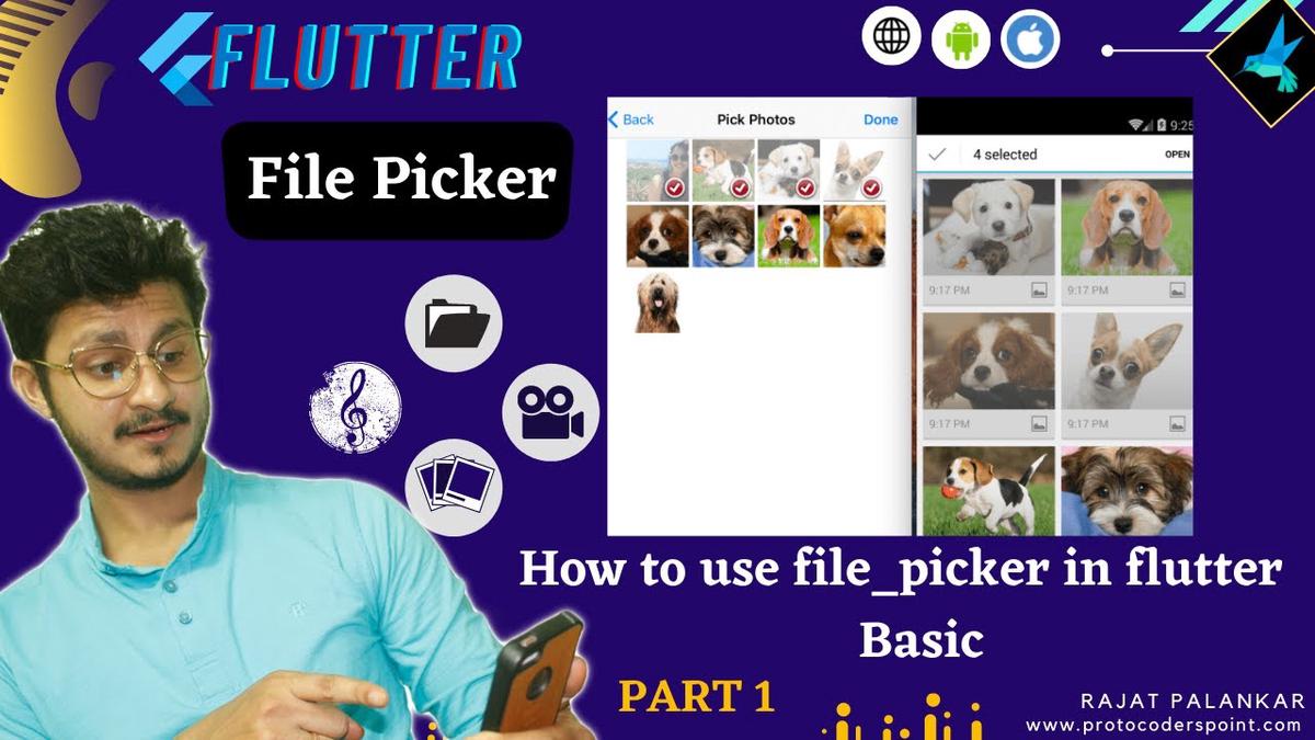 'Video thumbnail for Flutter File Picker Example  - Part 1'