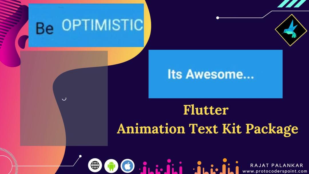 'Video thumbnail for Flutter Animated Text Kit package featured video'
