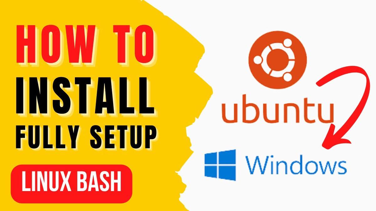 'Video thumbnail for Install Linux Bash on Windows 2022 (Windows Subsystem) - SSH Course Part 1'