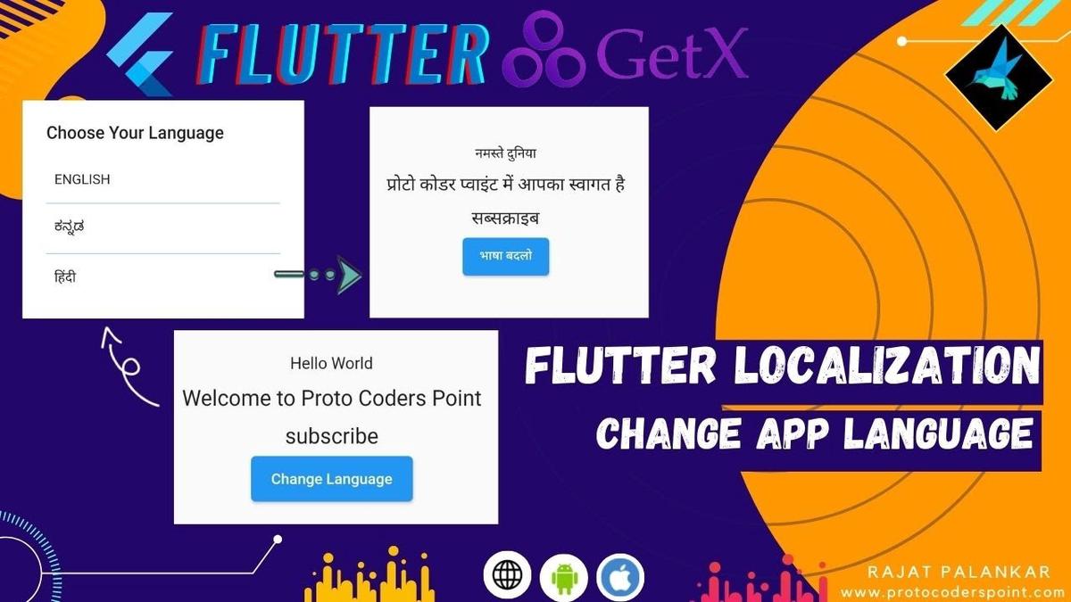 'Video thumbnail for Flutter Change Whole App language  - Getx Localization'