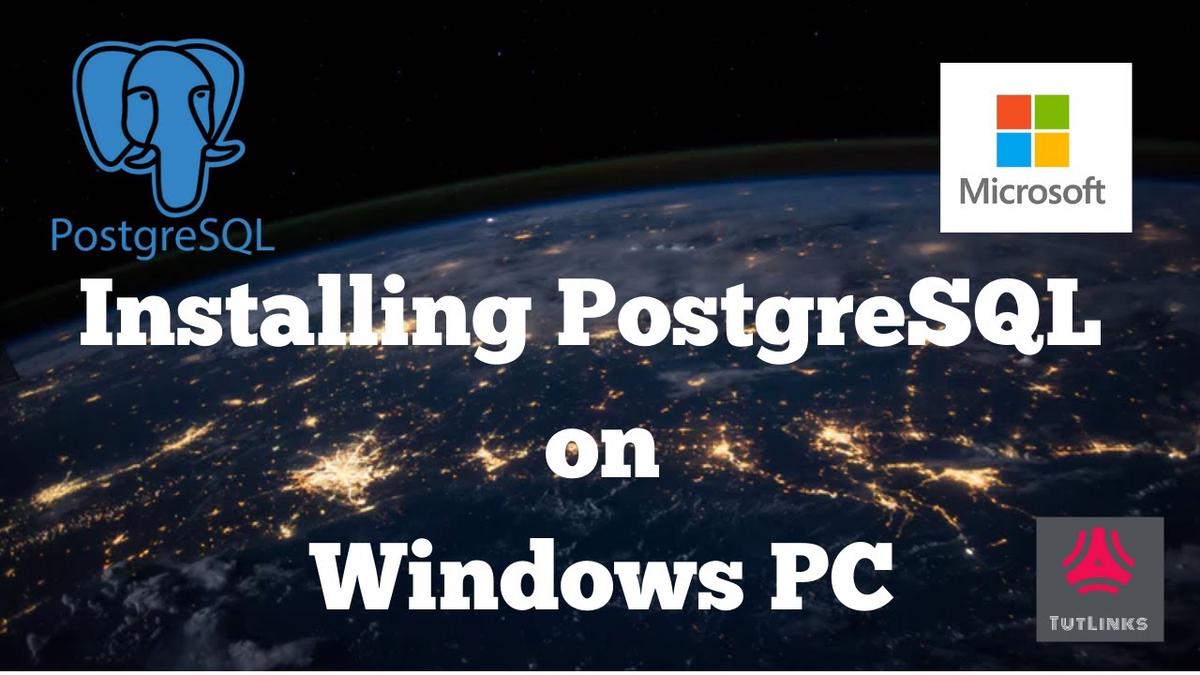 'Video thumbnail for Installing Postgres SQL on Windows PC'