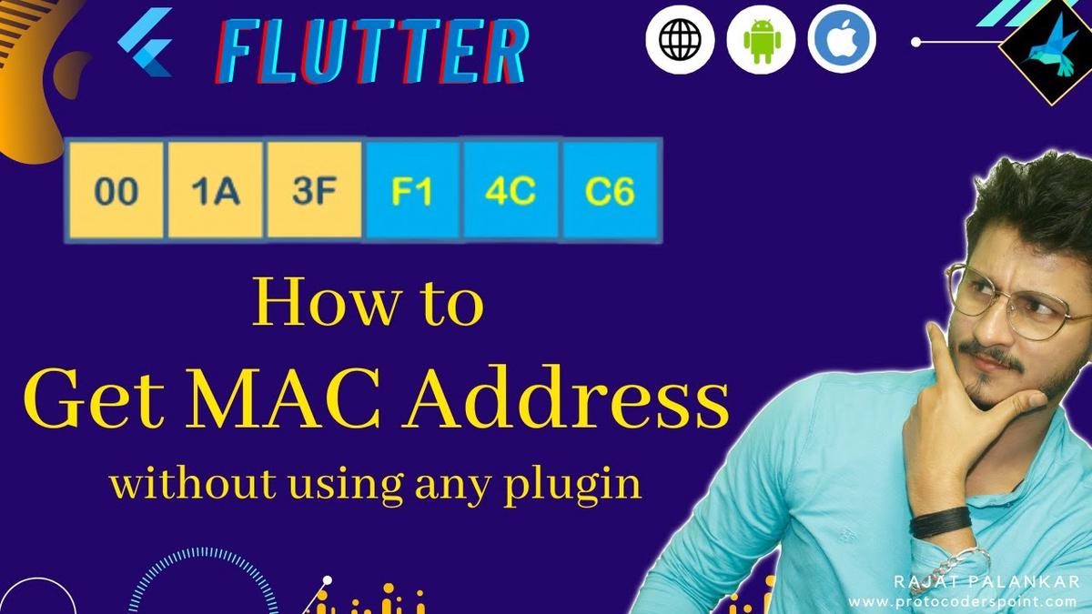 'Video thumbnail for Flutter get mac address without using plugin - get_mac'