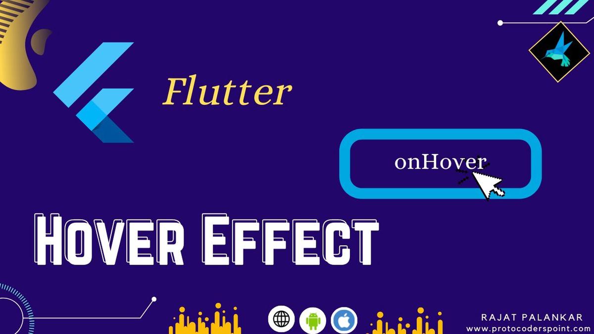'Video thumbnail for How to implement Hover Effect in flutter web'