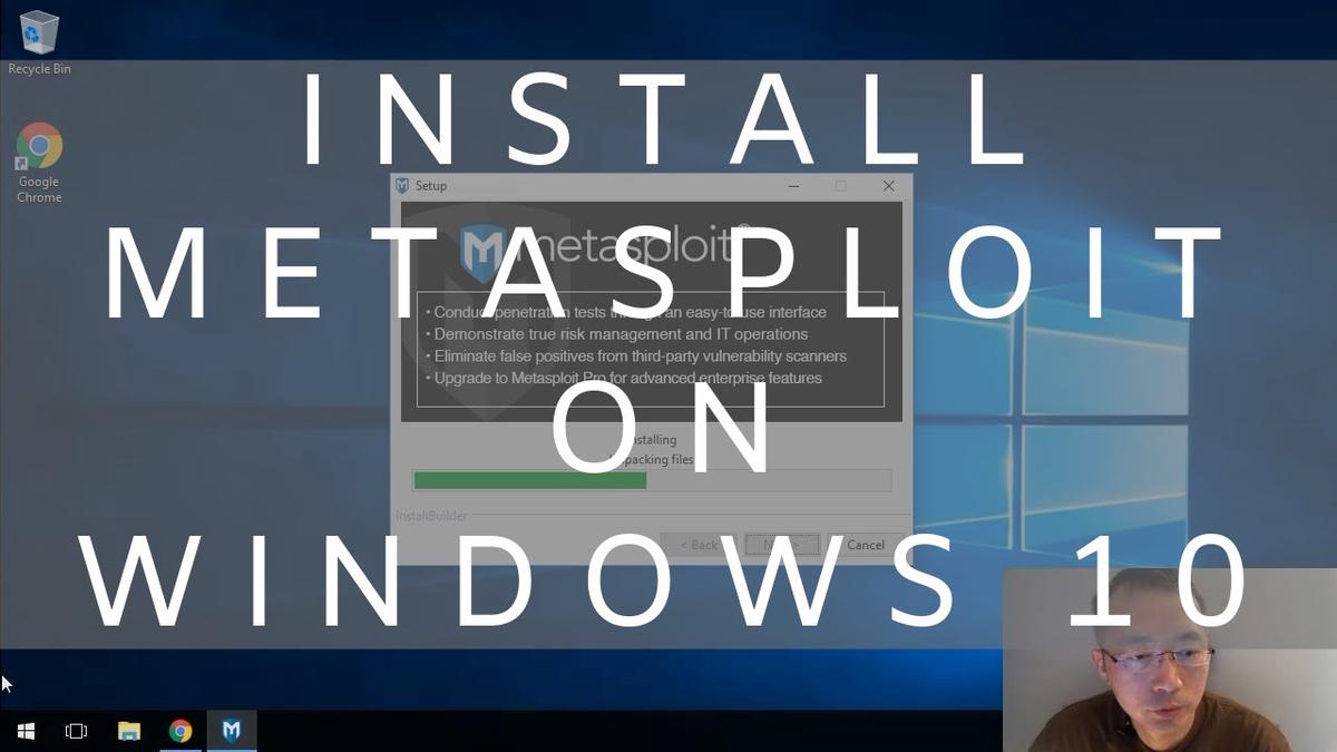 'Video thumbnail for Install MetaSploit Community Version on Windows 10'