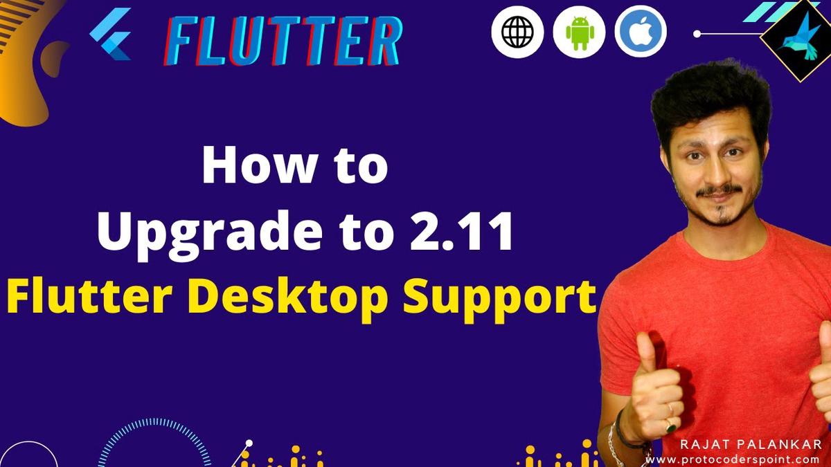 'Video thumbnail for Upgrading Flutter to 2.10 for Flutter Desktop Support'