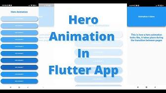 'Video thumbnail for How To Easily Use Flutter Hero Animation | Flutter Tutorial 2022 | Flutter Widgets'