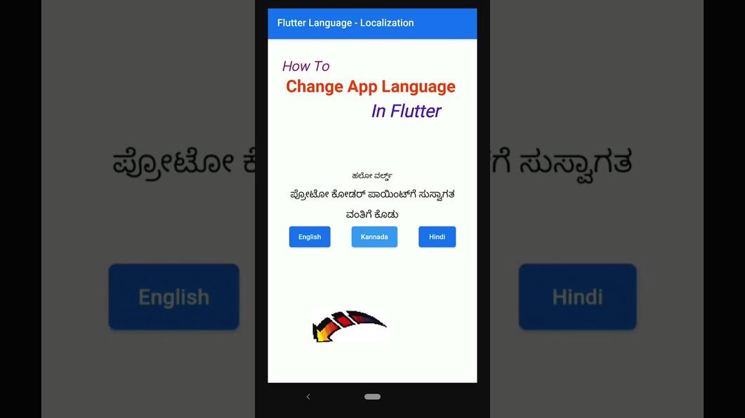 'Video thumbnail for flutter change app language - Getx Internationalization - Flutter Localization #shorts'