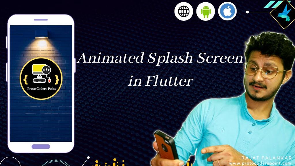 'Video thumbnail for Animated Splash Screen in flutter'