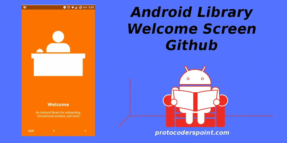 Android Welcome Screen Github Library