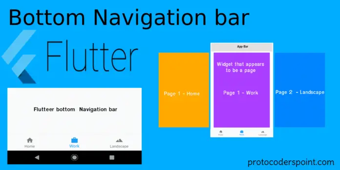 flutter bottom navigation bar tutorial