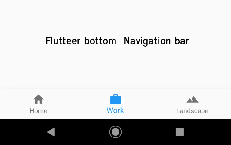 Adding a flutter bottom navigation bar in android studio -Proto Coders ...
