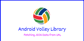 Android Tutorial on Volley library – How to Fetching JSON Data from URL