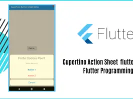 Cupertino Action Sheet