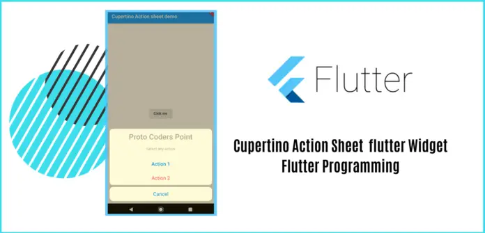 Cupertino Action Sheet