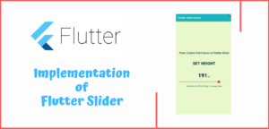 Flutter Slider