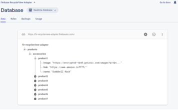 Firebase UI RecyclerView Adapter Android Tutorial with Example