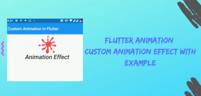 Flutter Animation Custom Animation Effect with Example