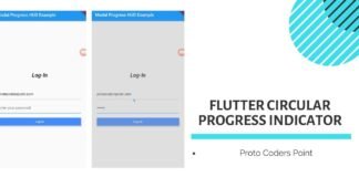 Flutter Circular Progress Indicator