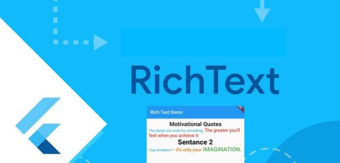 Flutter Rich Text Widget