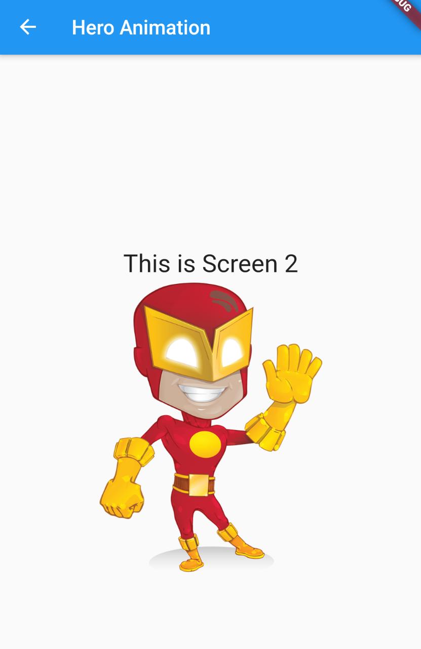 hero animation in flutter 