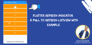 Flutter Refresh Indicator