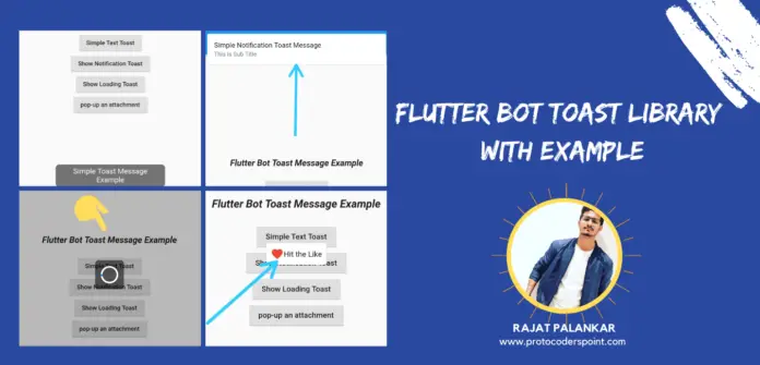 Flutter Toast Message bot library
