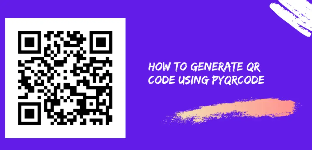 How to generate qr code in python using pyqrcode library?
