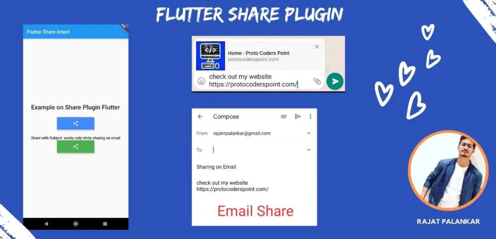flutter share plugin with example