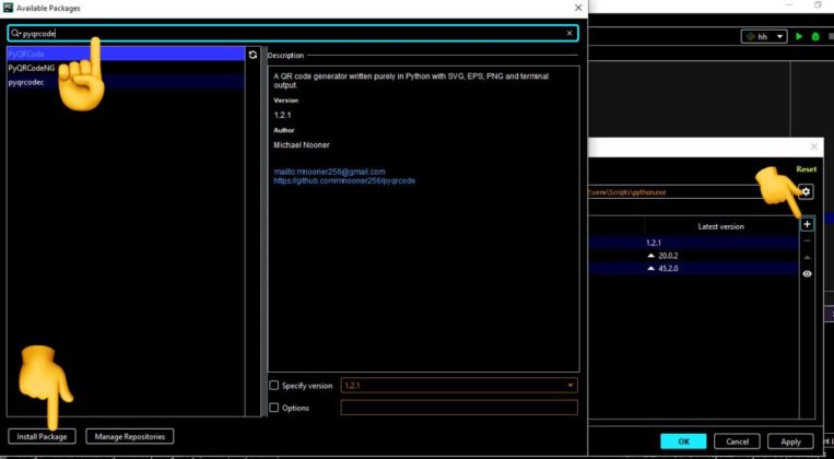 file to qr code python