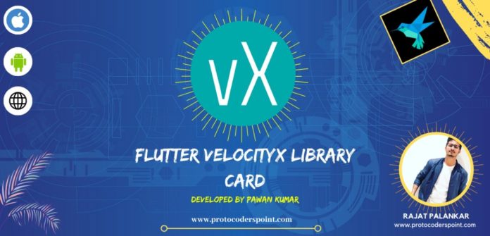 Flutter VelocityX Library–How to use VelocityX Card on any Flutter Widgets