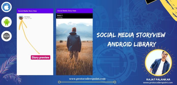 social media storyview android library