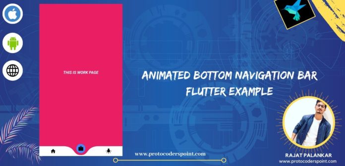 Animated bottom navigation bar in flutter