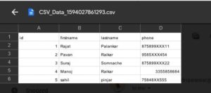 How to fetch data from database and store in CSV file format android