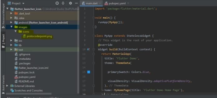How to Generate Flutter App icons - Flutter Launcher Icons Change