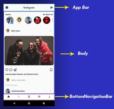 Flutter Instagram UI Clone - Stories and New Feeds