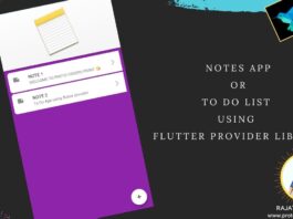 flutter todo app tutorial using provider app