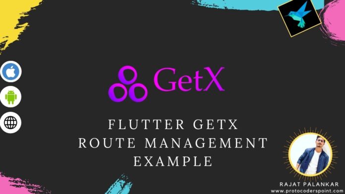 Flutter getx routes management example