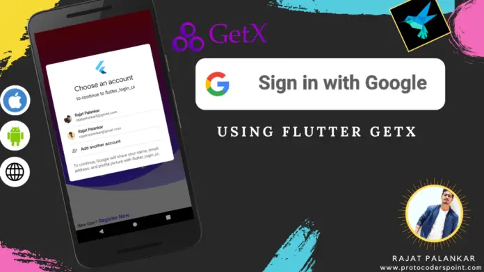 Google Sign in using Flutter Getx