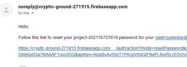 firebase password reset email