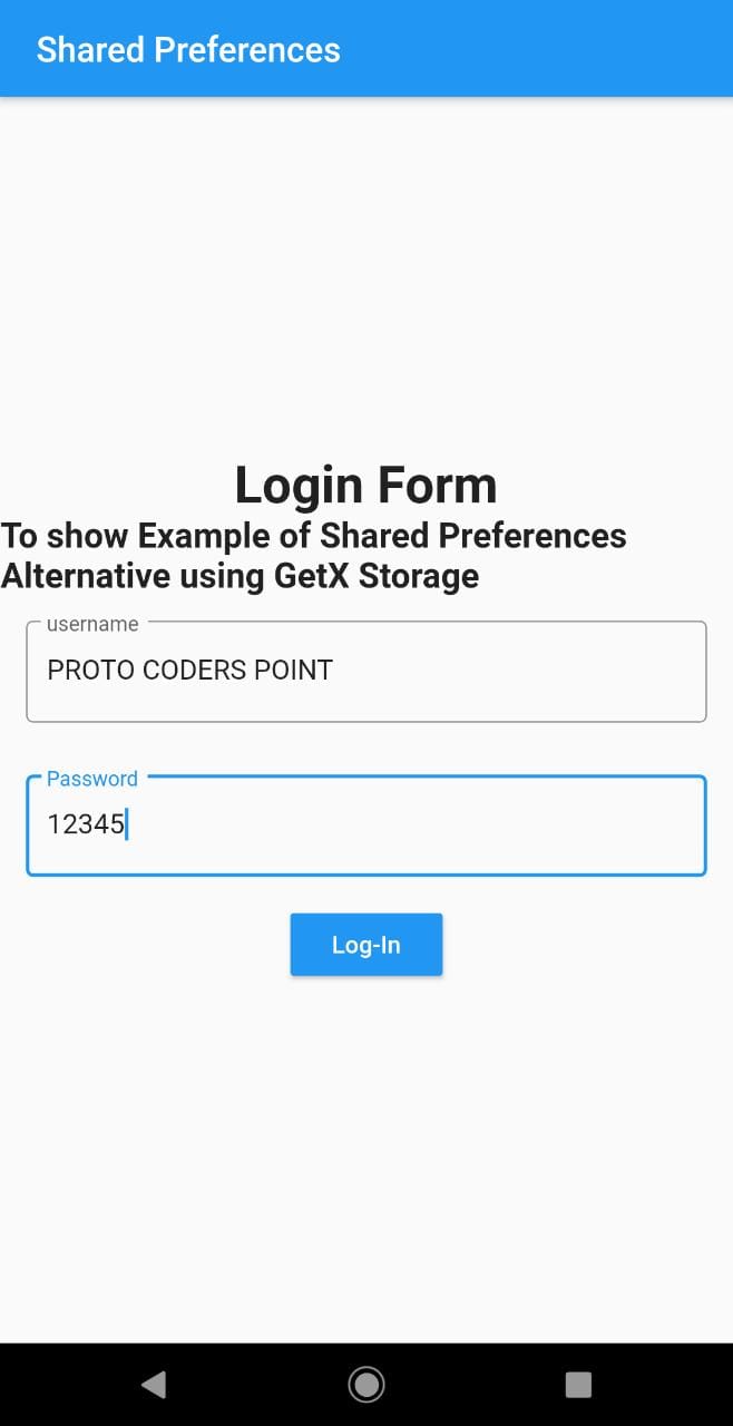 Login Page UI design Flutter 