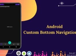 custom bottom navigation bar android