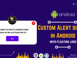 custom alert dialog in android