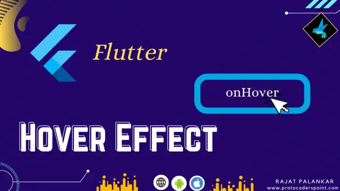 hover effect in flutter web