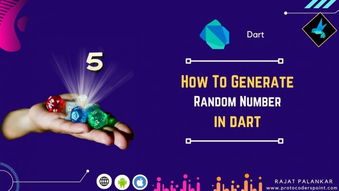 how to generate random number in dart