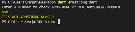 dart armstrong program output