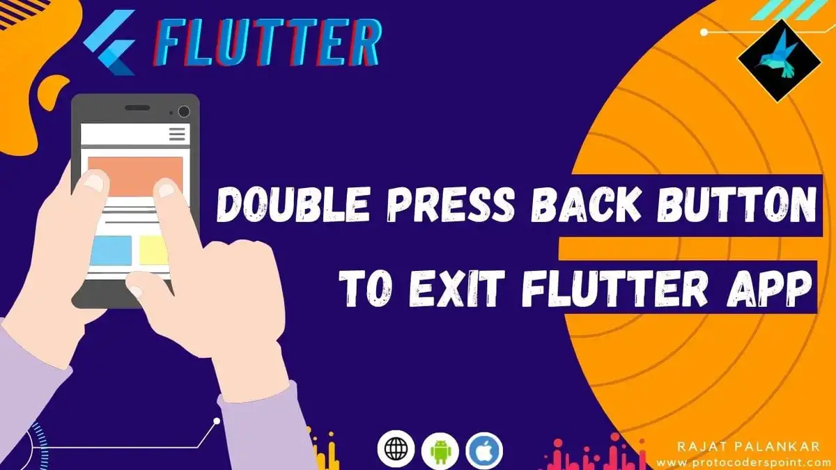 double press back button to exit app