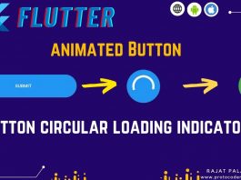 Animated button - loading indicator button