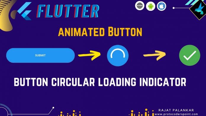 Animated button - loading indicator button